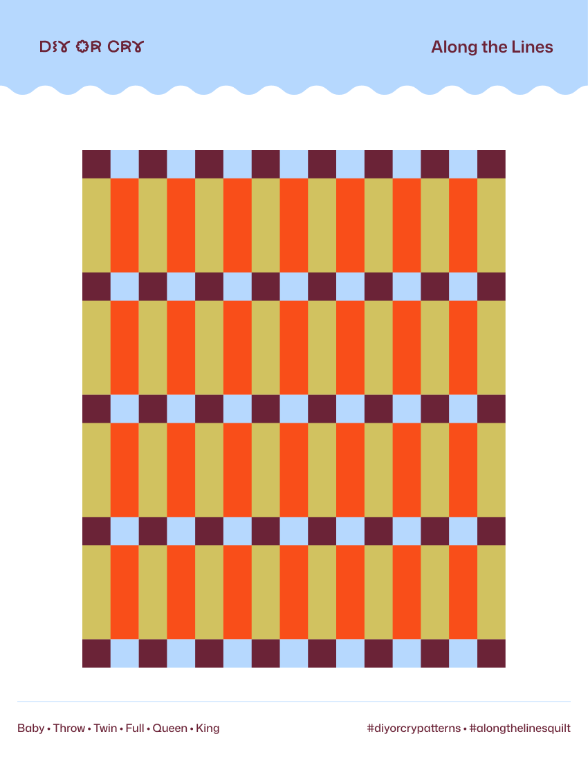 Along the Lines Quilt Pattern